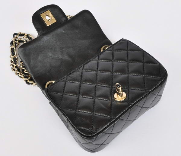 7A Replica Cheap Chanel mini Flap Bag 11725 Black